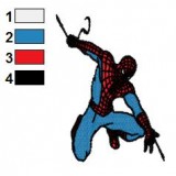 Spiderman Embroidery Design 09